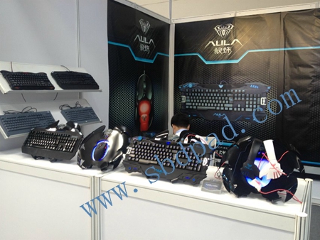 德國漢諾威展，中國鍵盤鼠標墊完美收關