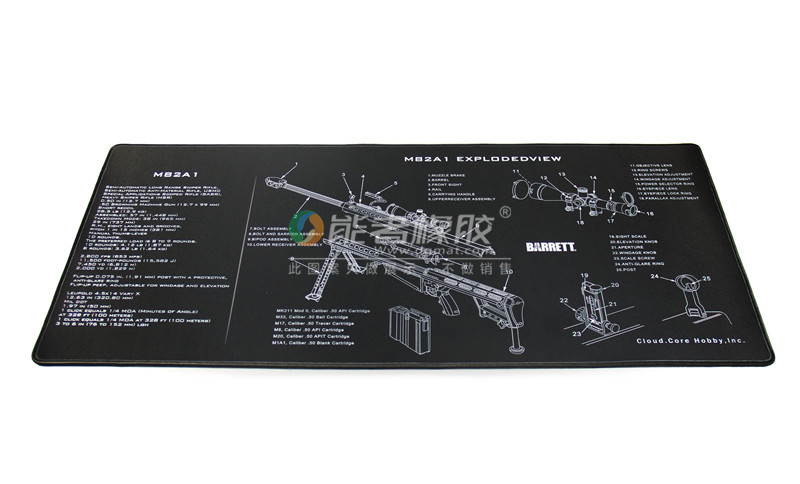 能者橡膠專(zhuān)業(yè)生產(chǎn)槍支裝配墊（槍墊、槍支清潔墊）